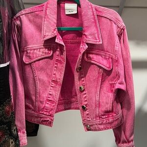Acler Vibrant Pink Cropped Jacket